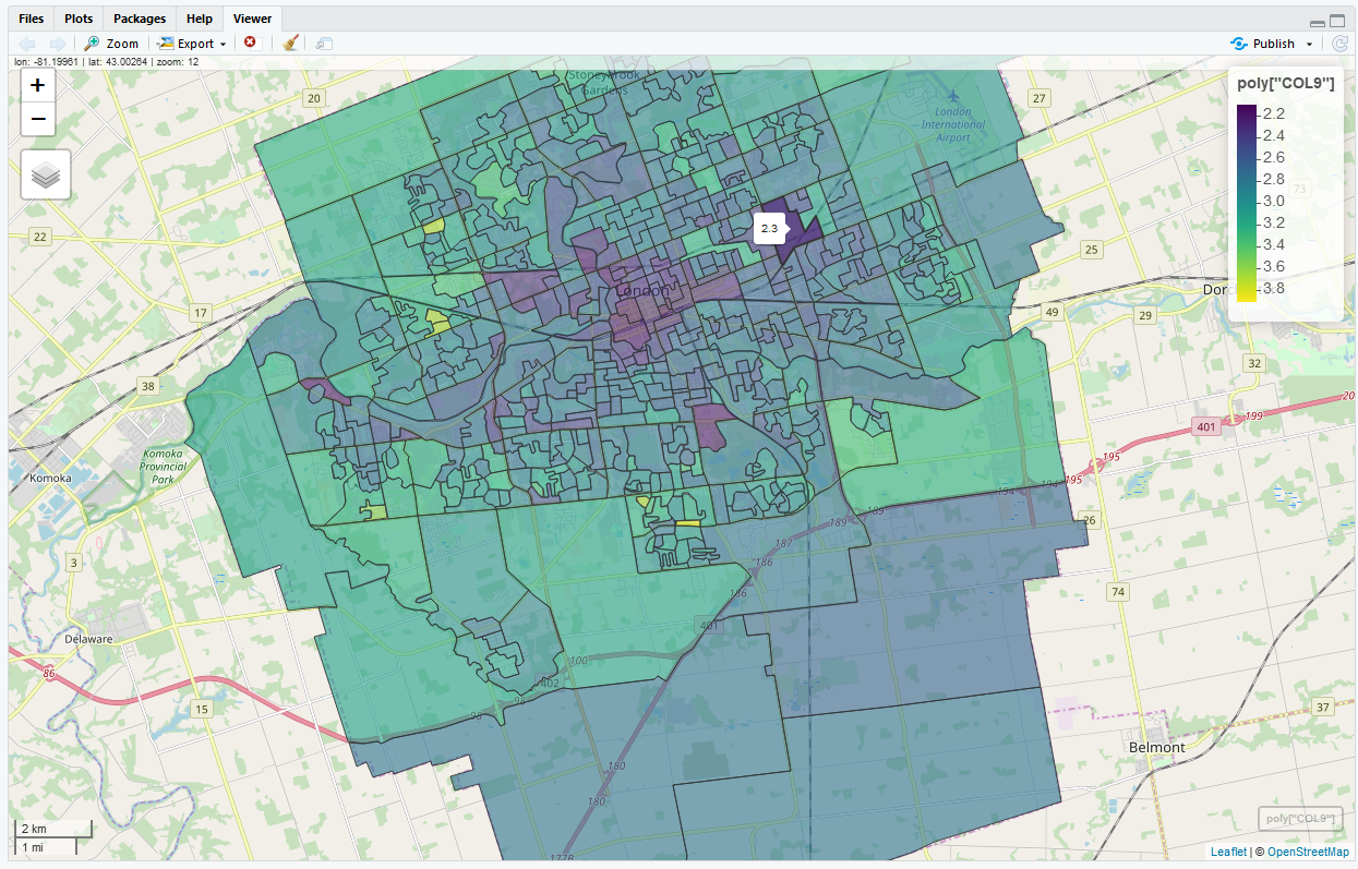 map of census data